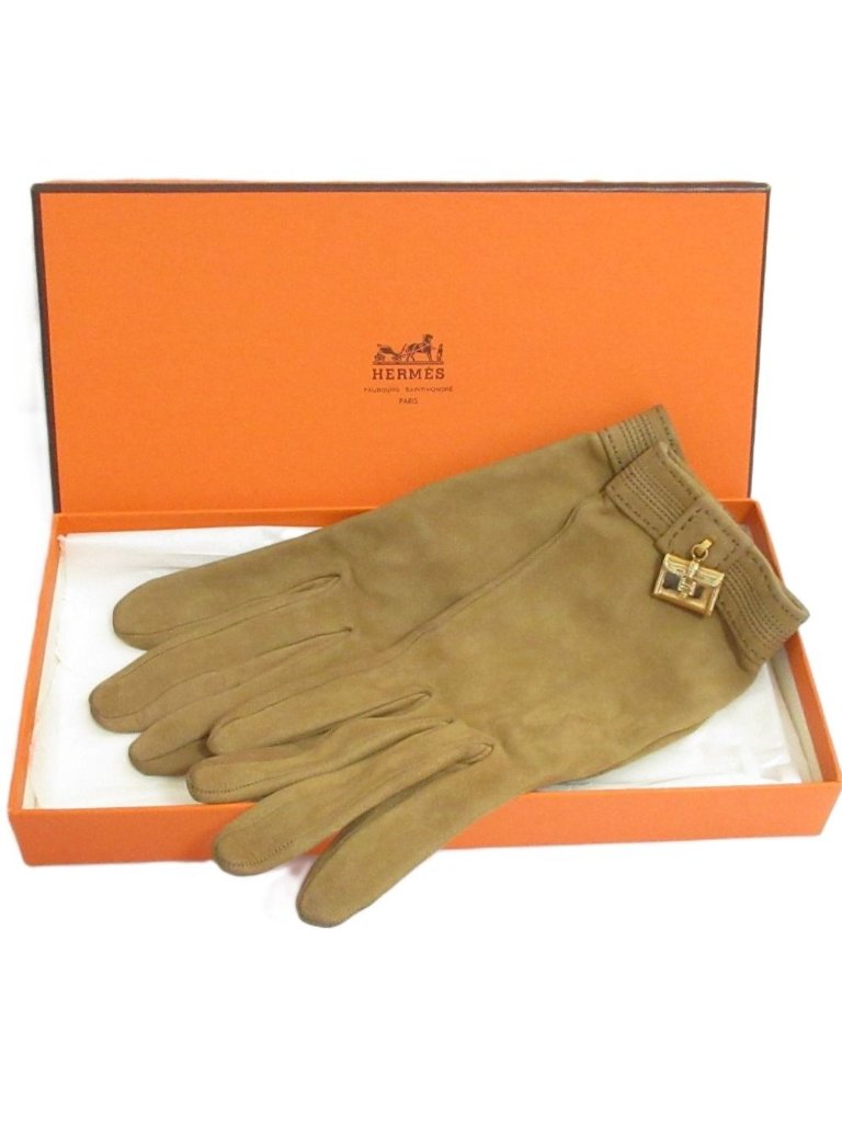 Hermes Bolide Jije Bag With Charm Nuba Cles The Glove 7.5 Camel Brown